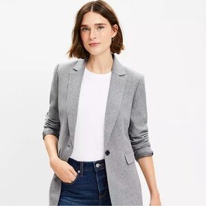 LOFT Wool Blend Modern Blazer NWT
